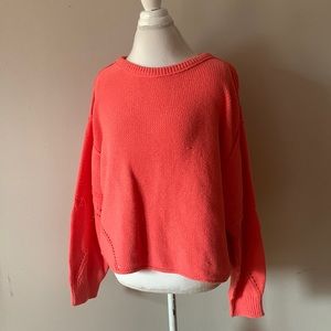 Lucky Brand Coral Sweater in Size L
